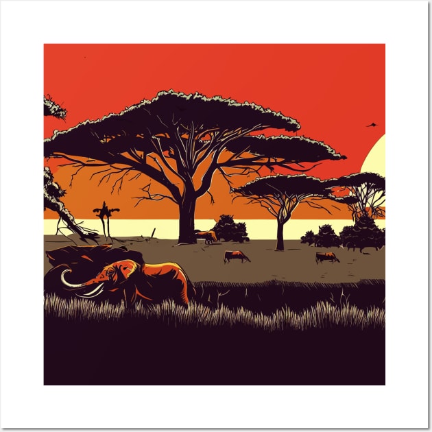 Zambia landscape Wall Art by TomFrontierArt